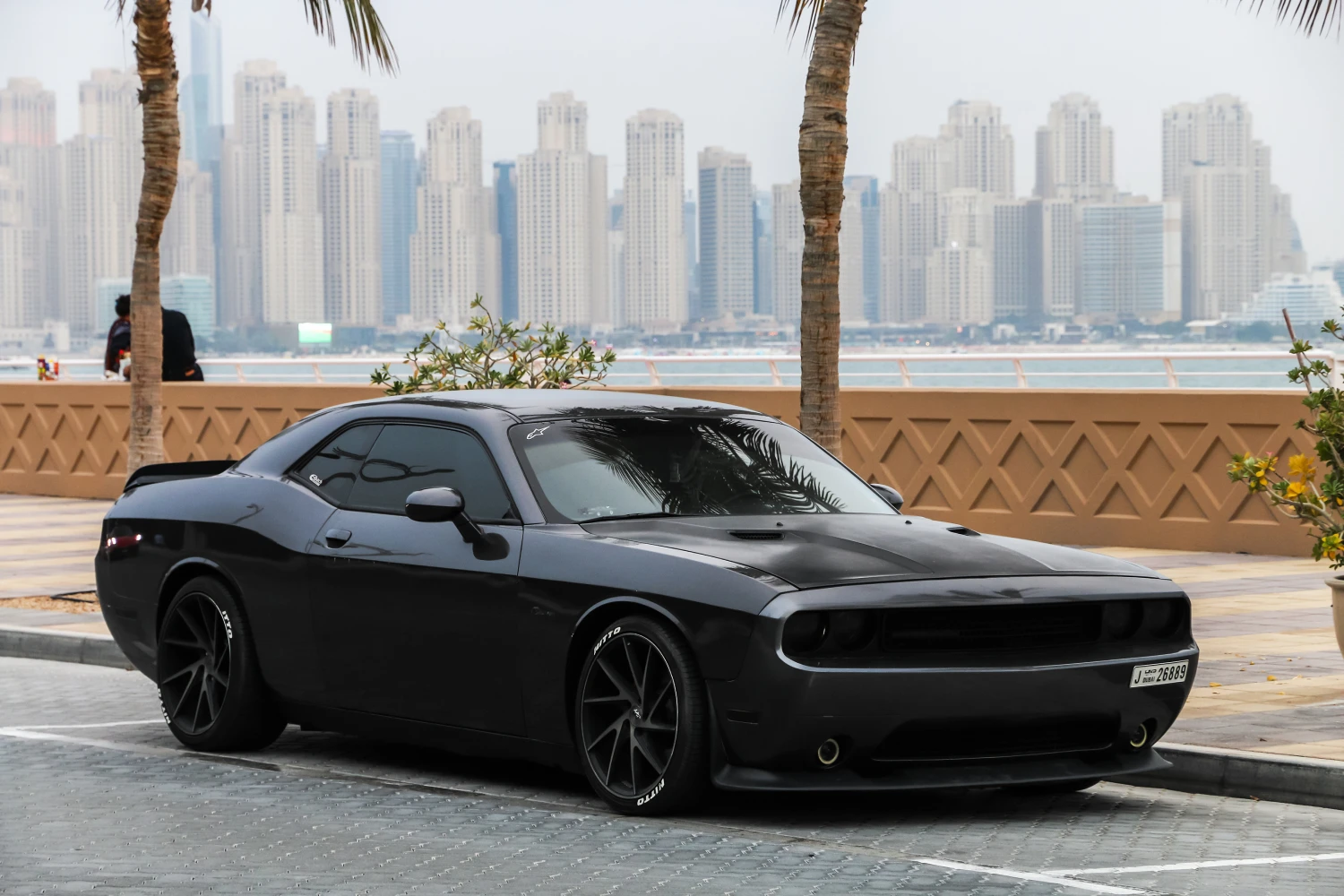 Dodge Challenger car trash can