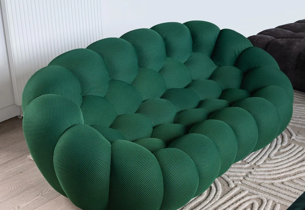 bubbly couch